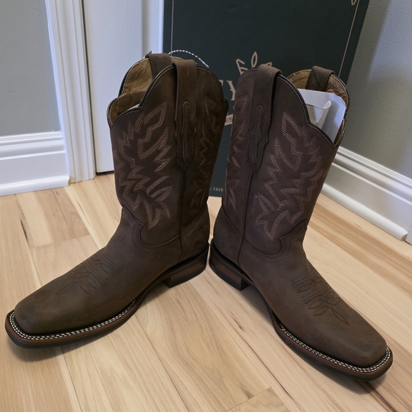 Reywelt Men's Brown Cowboy & Western Boots - Picture 4 of 11